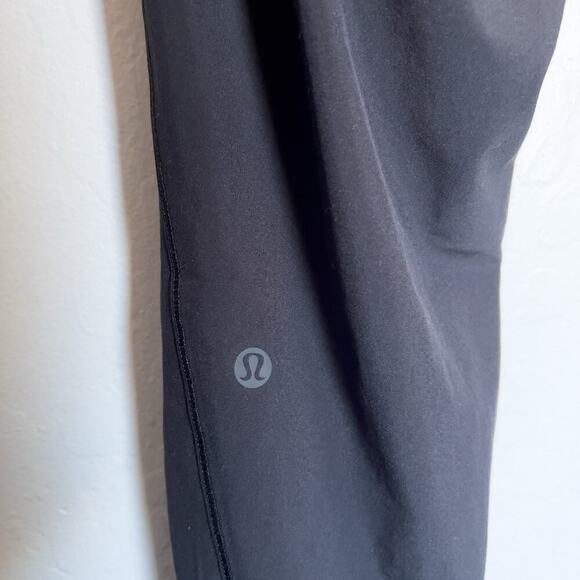 Lululemon Pants Sz 8 Medium Sun Setter High Rise Jogger Full Length Black - Picture 7 of 7